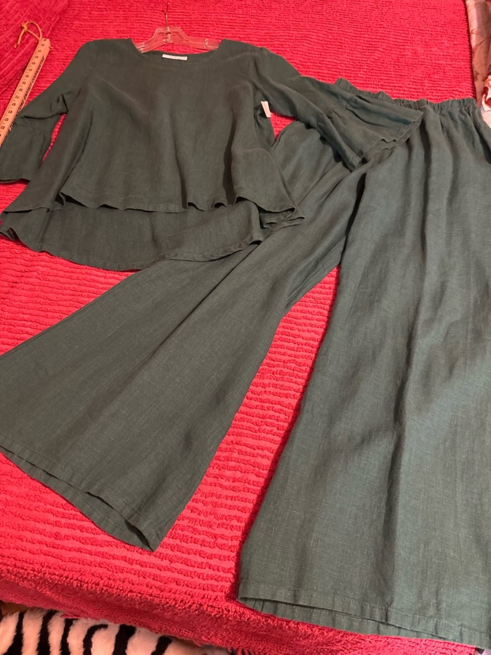 bryn Walker Dark Teal Two-Piece Set